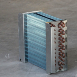 волна синуса теплообменного аппарата ребристой трубы меди 4.2Mpa SS316L поверхностная