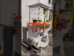 No frost fin evaporator automatic fin press process